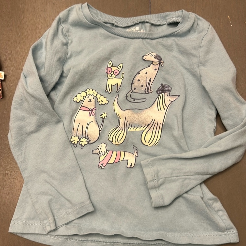 Oshkosh size 4t tee shirt long sleeve​​